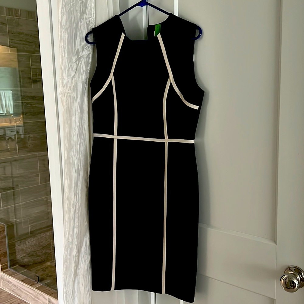 Black and white Calvin Klein dress